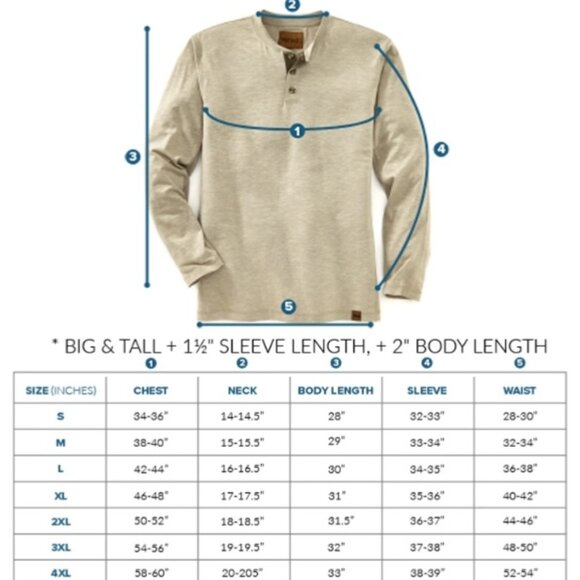 Long Sleeve Flex Henley - Fire Brick Red | Large - Picture 7 of 7